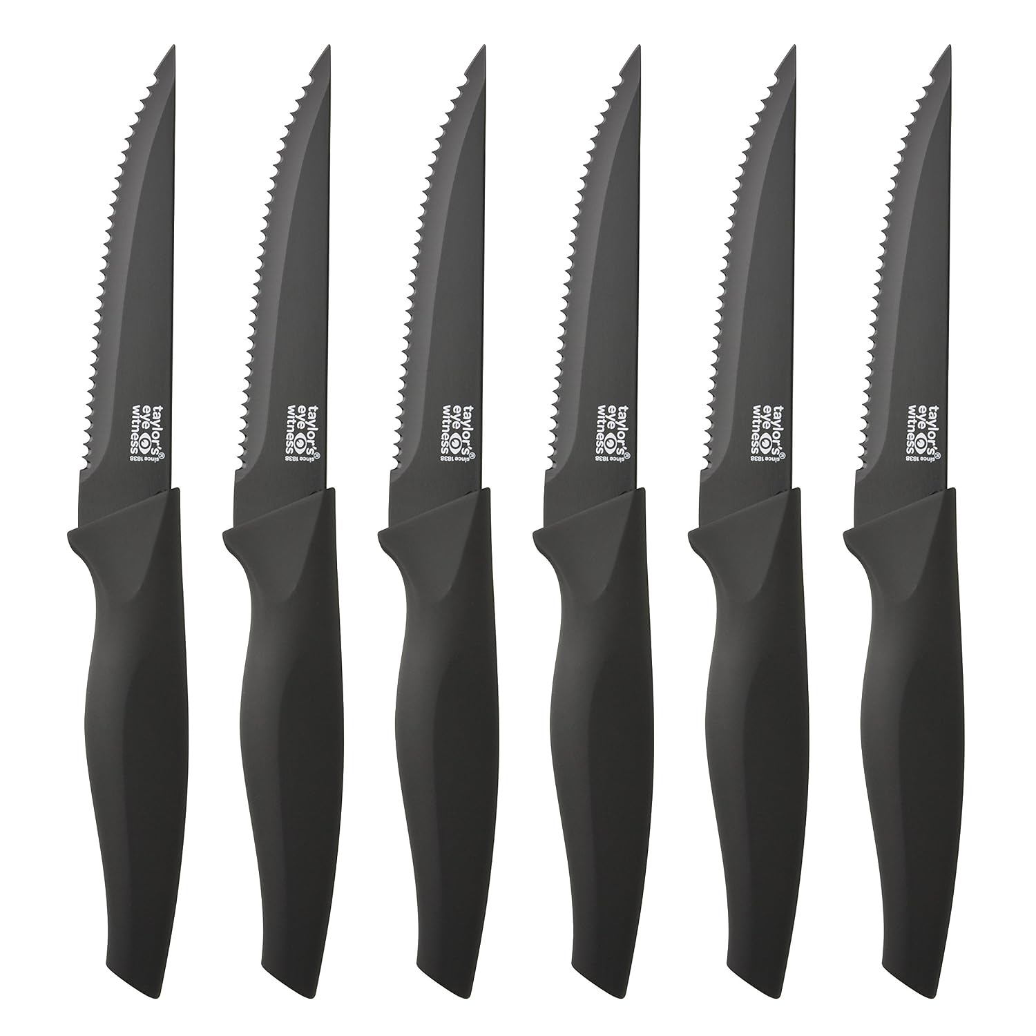 Taylors Eye Witness 6 Piece Steak Knife Set with Non Stick Ceramic