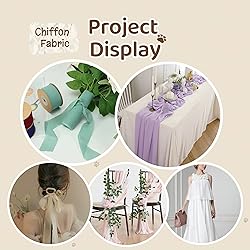 MaiMaiSuan 60" Wide Sage Green Chiffon Fabric by