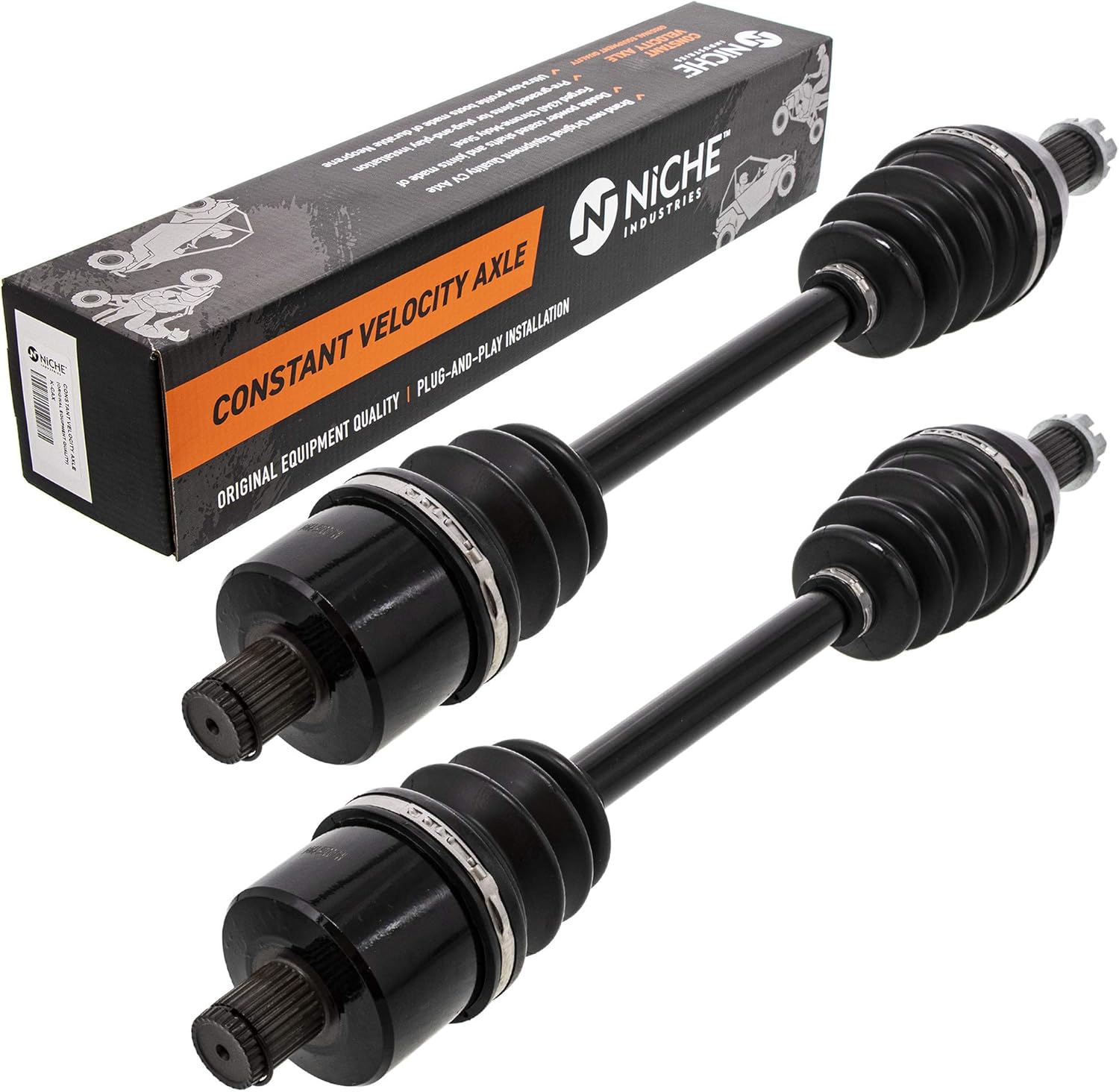 Amazon Com Niche Rear Drive Shaft Axle For 10 18 Polaris Sportsman Scrambler Sp Xp X2 550 850 1000 2 Pack Automotive