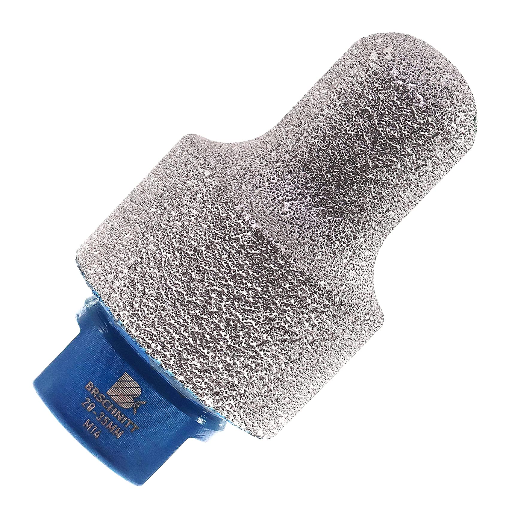 Diamond Finger Milling Bits - BRSCHNITT 20mm-35mm Dry Core Drill Bit for Enlarging Shaping Existing Holes of Porcelain,Hard Ceramic,Granite,Marble Diamond Hole Saw with M14 Thread