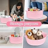 Lotvic Pink Large Gift Basket Kit 43x32x18cm with Bags and Bows view 6