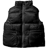 UELoop Kids Puffer Vest Lightweight Waterproof Sleeveless Zip Up Outwear for Boys Girls