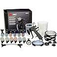 3M Performance Industrial Spray Gun Starter Kit, 26878, Includes PPS Series 2.0 Paint Spray Cup System, 12 Replaceable Nozzles in for Pressure and Gravity Painting, Whip Hose, Air Control