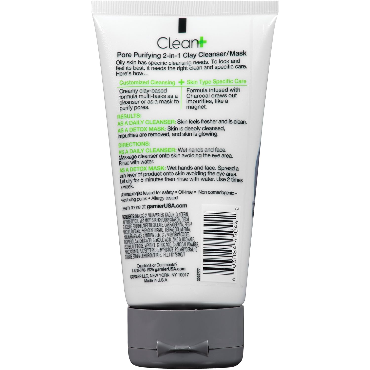 Download Amazon Com Garnier Skinactive Men S Pore Purifying Charcoal Face Wash Mask 5 Fl Oz Beauty PSD Mockup Templates