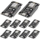 AITRIP 6PCS Type-C USB ESP8266 Serial Wireless Module CH340 ESP-12E NodeMCU LUA WiFi V3 Internet Development Board Compatible with Arduino IDE, Micropython