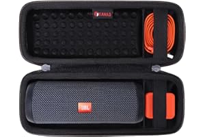XANAD Hard Case for JBL Flip Essential 3 SE/Flip Essential 2/1, Sonos Roam 2 Portable Waterproof Speaker-Storage Travel Carry