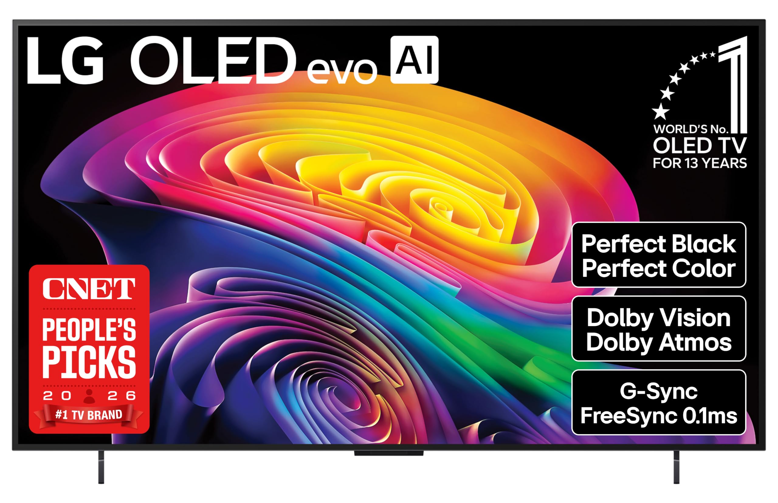 LG 42 inch Class LG OLED evo AI C6 4K Smart TV 2026
