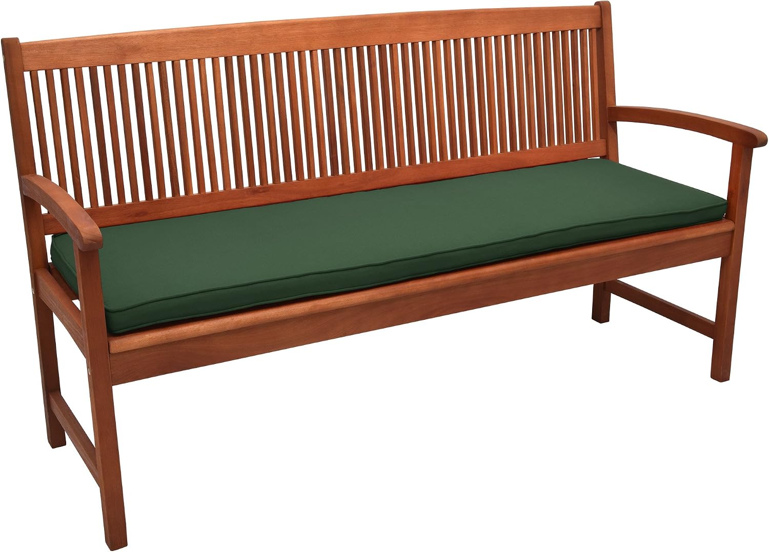Beautissu Garden Bench Cushion Loft Bk Comfortable And Modern Outdoor Seat Pad 120 X 48 X 5 Cm Green Bench Pad Various Sizes And Colours Amazon Co Uk Garden Outdoors