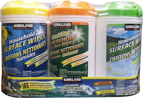 kirkland wipes disinfecting