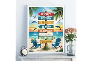 5D Diamond Art Kits for Adults - DIY Beach Diamond Painting Kits, Full Round Drill - Crystal Embroidery Cross Stitch Craft fo