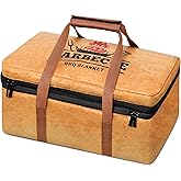 BBQ Blanket for Resting Meat, Meat Resting Blanket with Tool Storage Bag, 5-Layer Insulated Meat Resting Bag with Wide Mouth and Handle Design for Large Brisket/Pork Shoulders/Turkeys, Gifts for Men