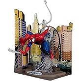 McFarlane Toys - Marvel Spider-Man 1:6th Scale Posed Figure with Scene & Comic (Based on The Amazing Spider-Man #301)