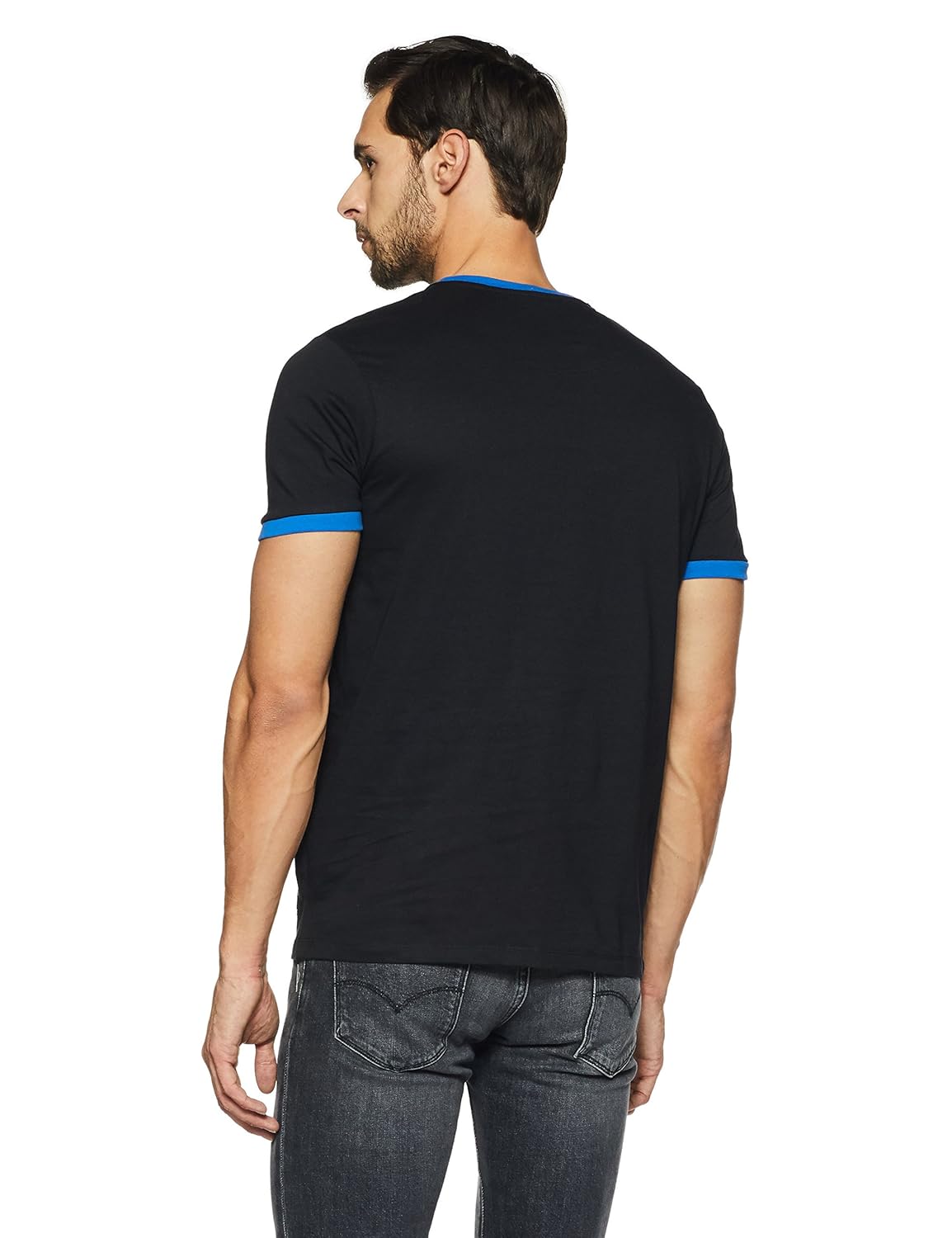 symbol amazon brand men's plain regular fit t-shirt