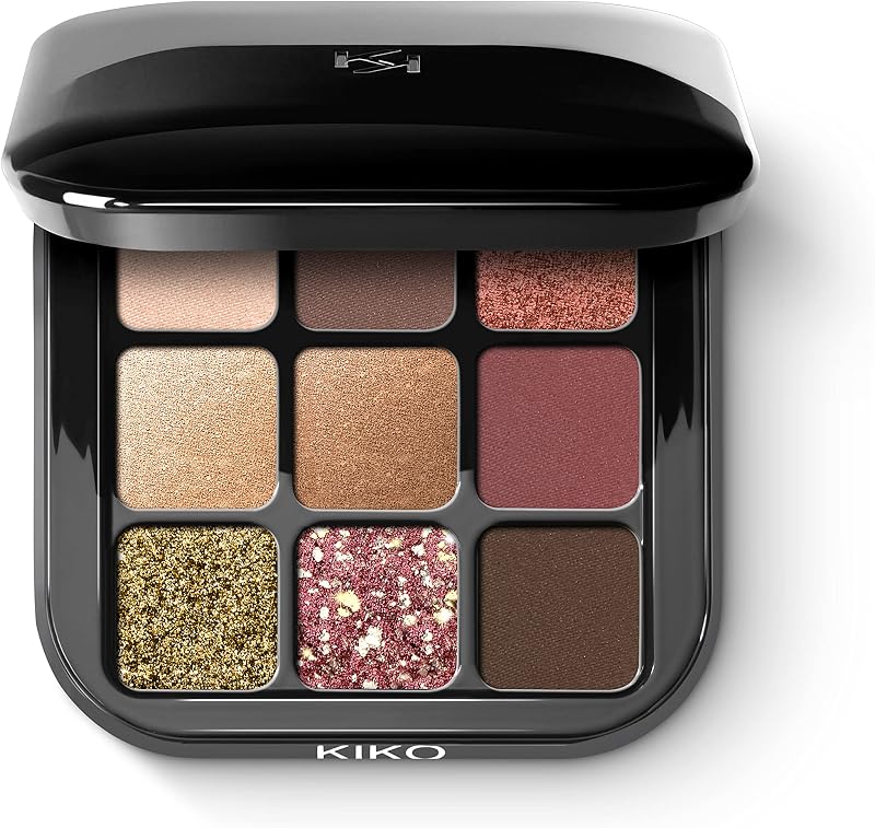 KIKO Milano Glamour Multi Finish Eyeshadow Palette 03 9 Eyeshadows