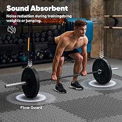 Home Gym Mat, Puzzle Exercise Mat, EVA Interlocking