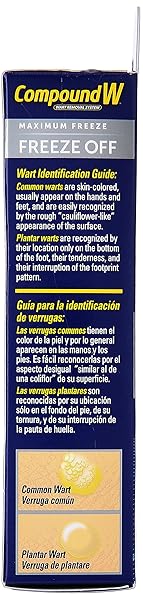 COMPOUND W FREEZE OFF WART REMOVER, WART REMOVAL SYSTEM FOR REMOVING COMMON & PLANTAR WARTS, 8 APPLICATIONS