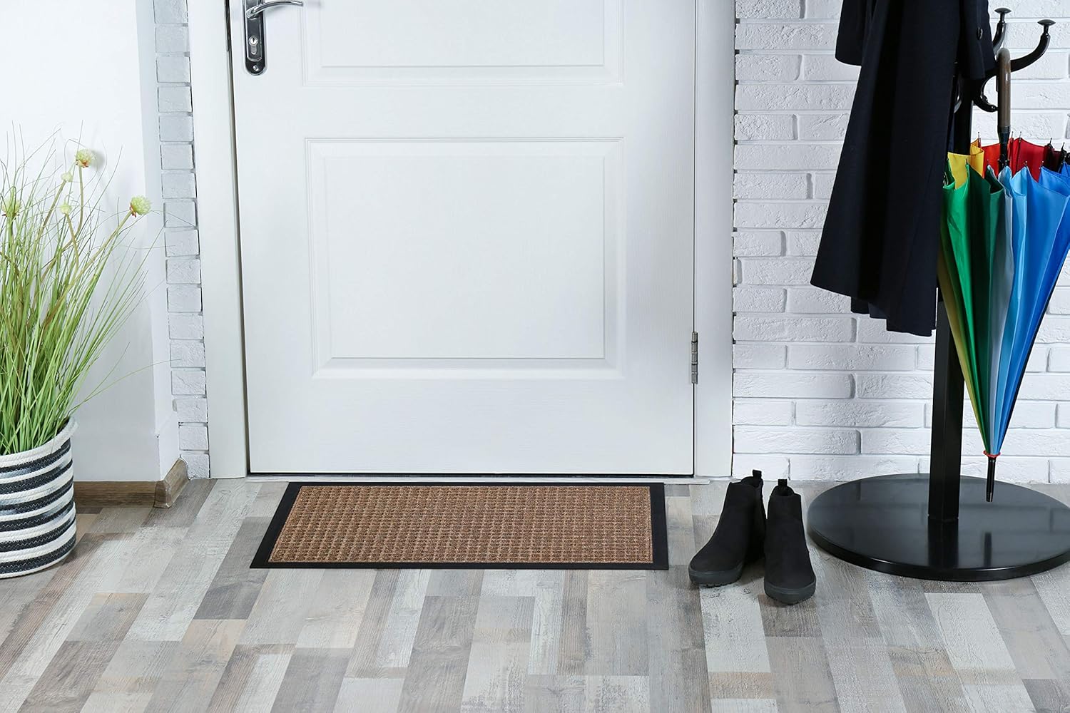 ID MAT Doormat, Polypropylene, Brown, 40 x 60 cm, 40 x 60 cm (Rectangular) - Image 3