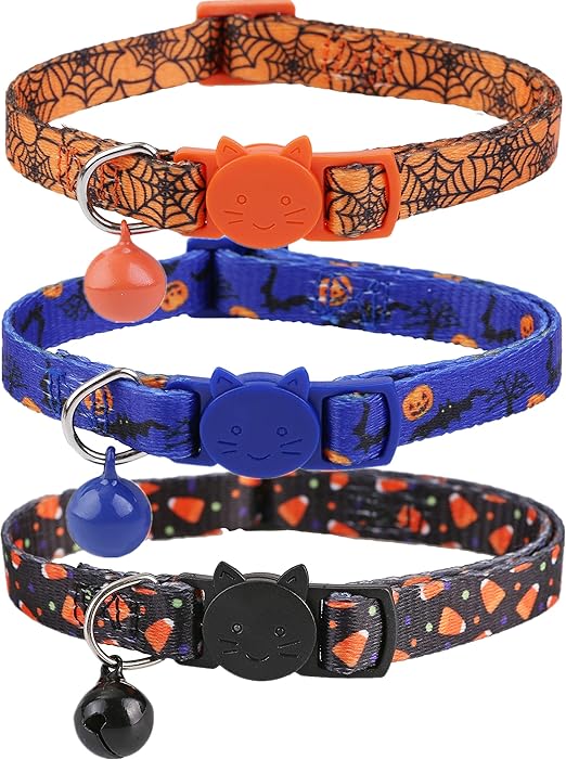 pumpkin cat collar