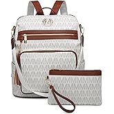 MKP COLLECTION Women Fashion Backpack Purse Convertible Large Rucksack Versatile Travel Shoulder Bags Handbag Set with Tassel