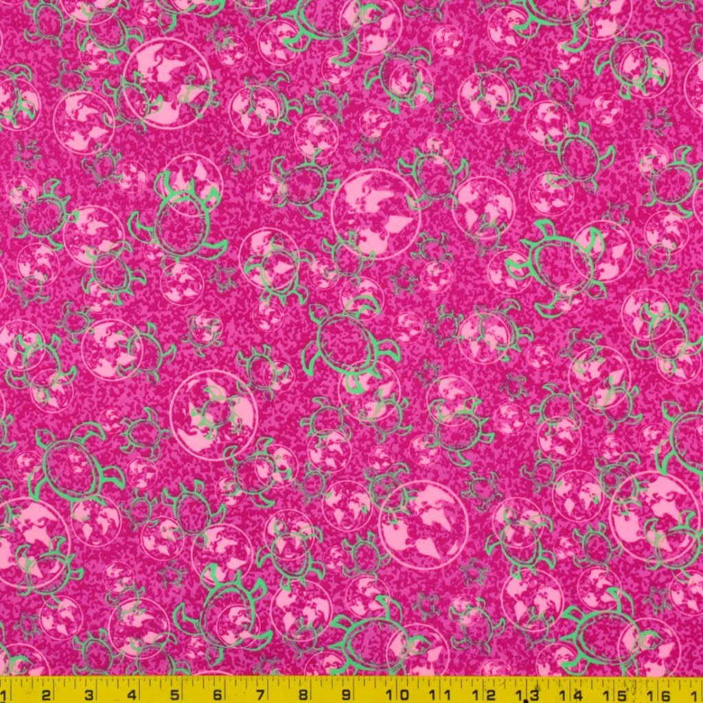 Global Tuga Pink Print - 58-60" Wide Nylon Lycra Swimwear/Activewear Fabric By The Yard