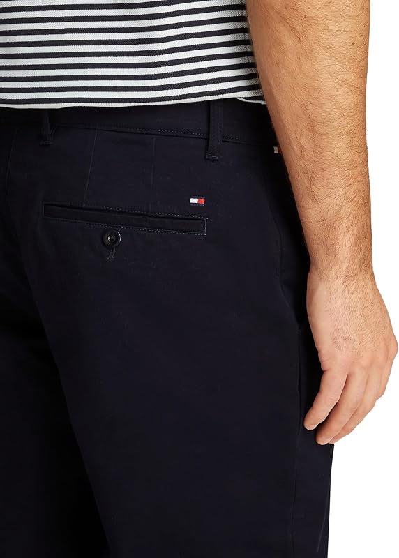Chino Homme Denton Chino Satin Straight Fit, Bleu (Desert Sky), 36W/28L — photo 3 sur 6