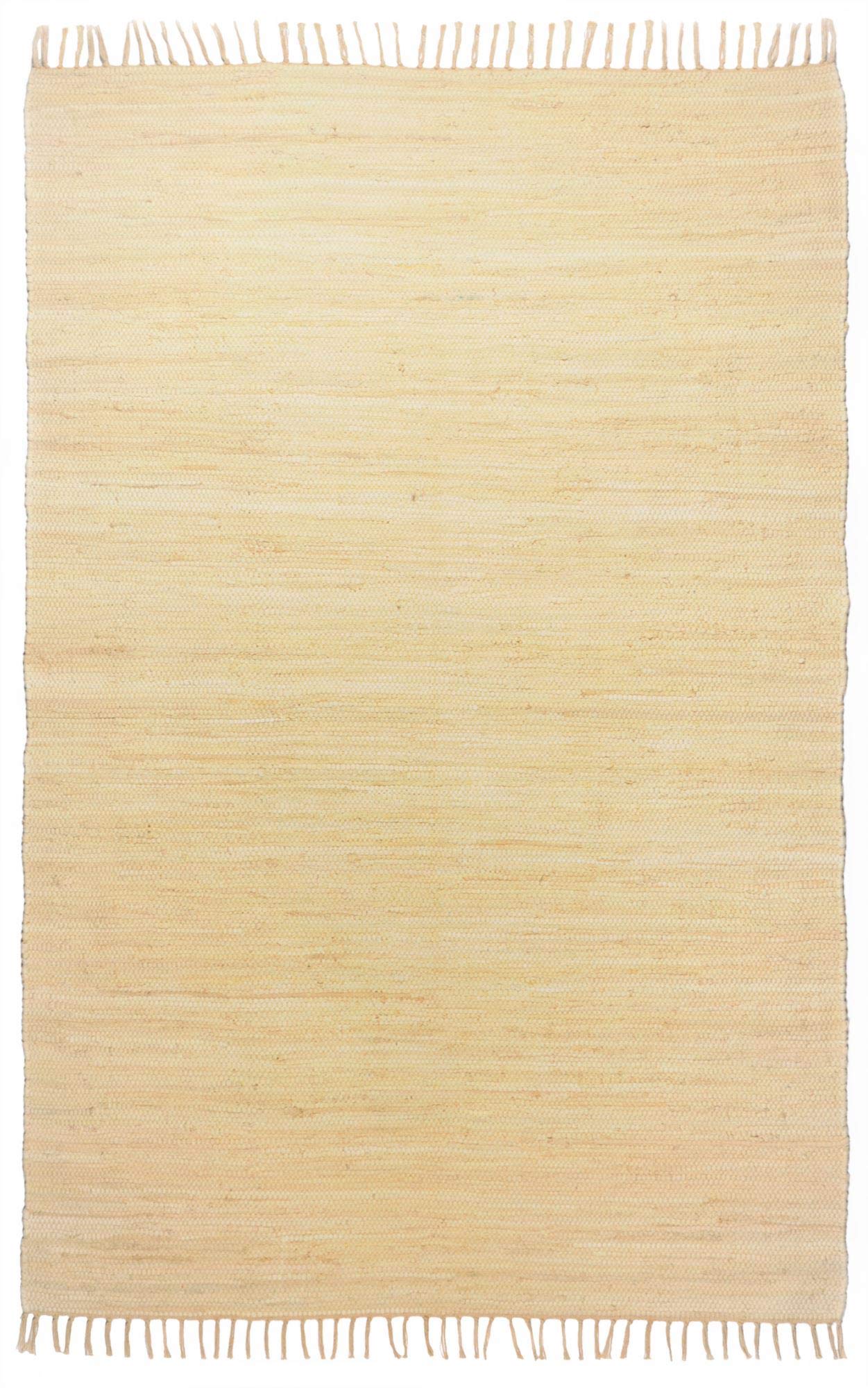 Theko Happy Cotton Rug 100% Cotton 100_Natural Rectangular 60 x 120 cm Natural