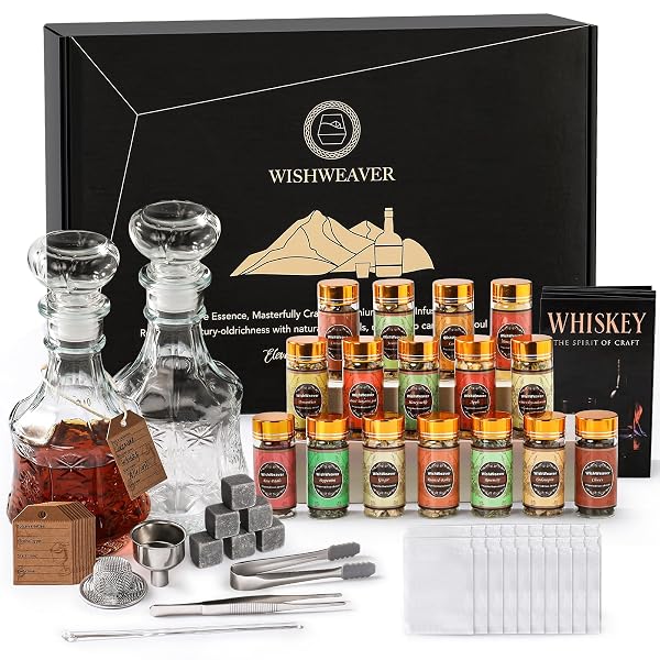 ALCOHOL INFUSION KIT,16 NATURAL DIY WHISKEY MAKING KIT...