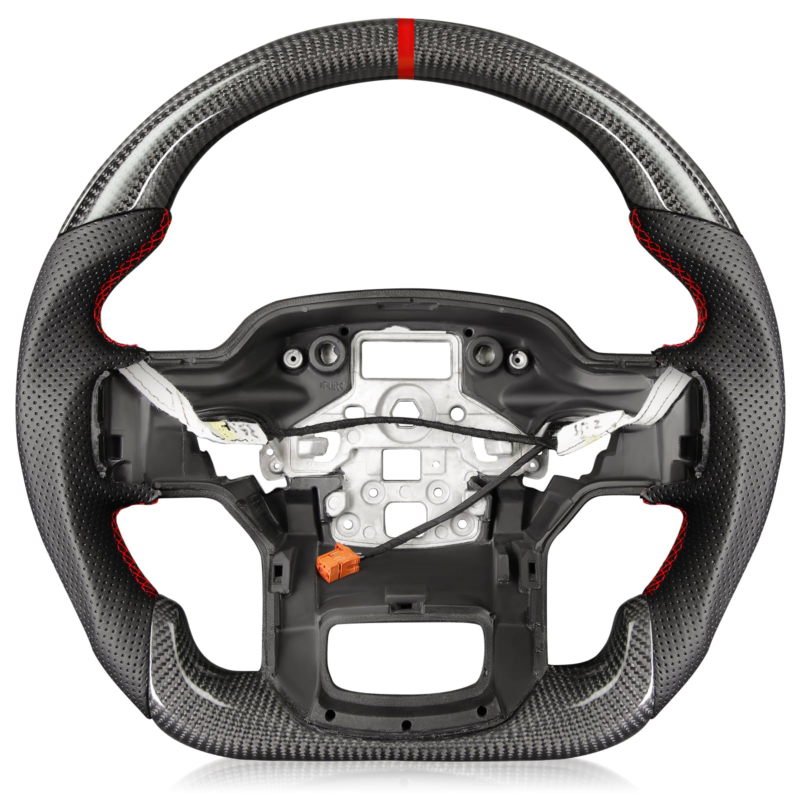 TESFEEL Carbon Fiber Heated Steering Wheel for