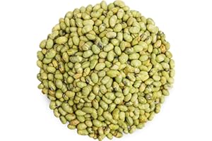 Anna and Sarah Dry Roasted Salted Green Edamame 1 Lb. - Healthy diet snacks - Crunchy Dry Roasted Edamame Beans Snack - in Resealable Bag 16 Oz