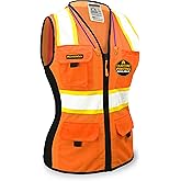 KwikSafety - Charlotte, NC - FIRST LADY Safety Vest for Women, High Visibility Reflective Strips, Meets ANSI & OSHA
