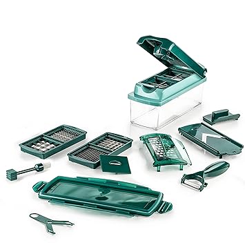 Genius Nicer Dicer Plus | 14 Teile | Obst- und Gemüseschneider | NEU