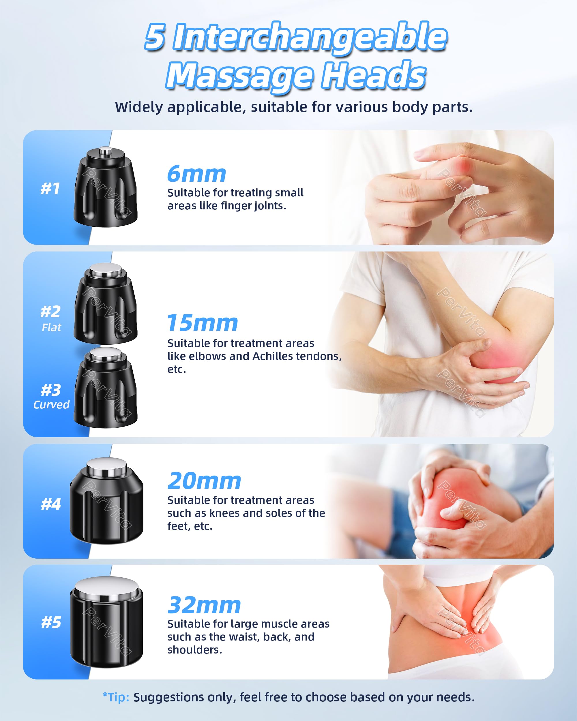 PerVita Medical Extracorporeal Shock Wave Therapy ESWT Machine for Joint and Muscle Pain Relief, Muscle and Bone Tissue Regeneration, Painless, Non-Invasive, No Side Effects, PSP20
