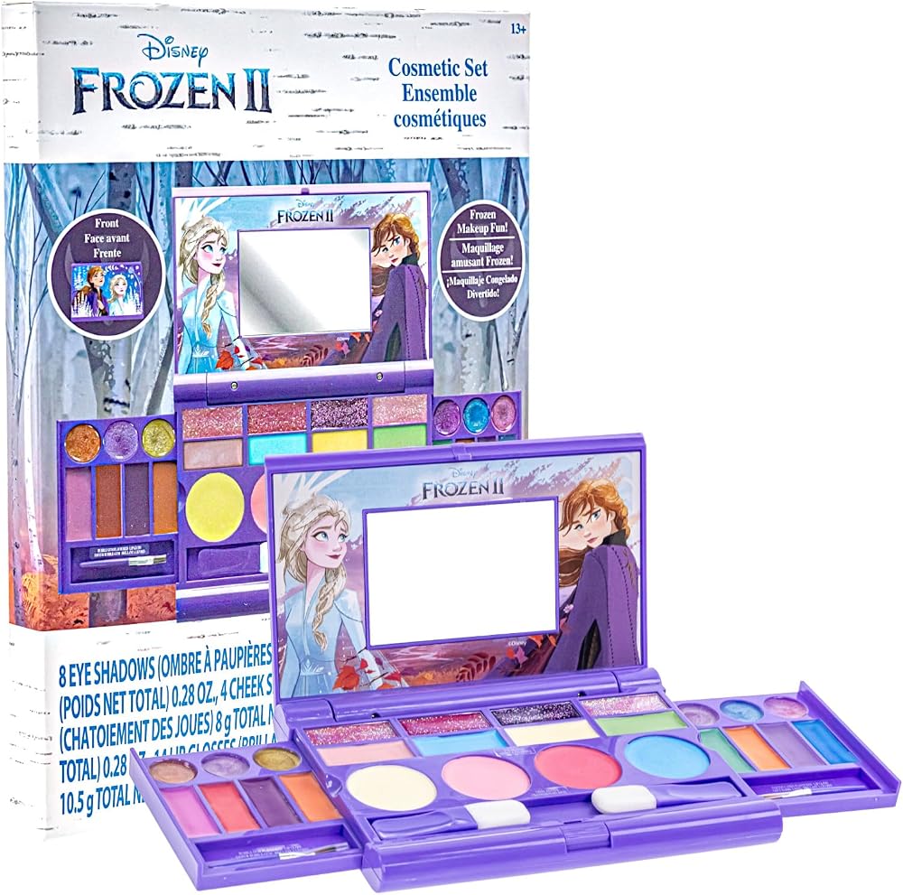 Townley Girl Disney Frozen All-in-One Kids Cosmetic Compact Set