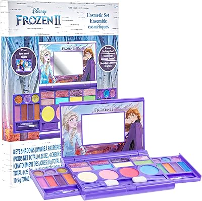 Townley Girl Disney Frozen All-in-One Kids Cosmetic Compact Set