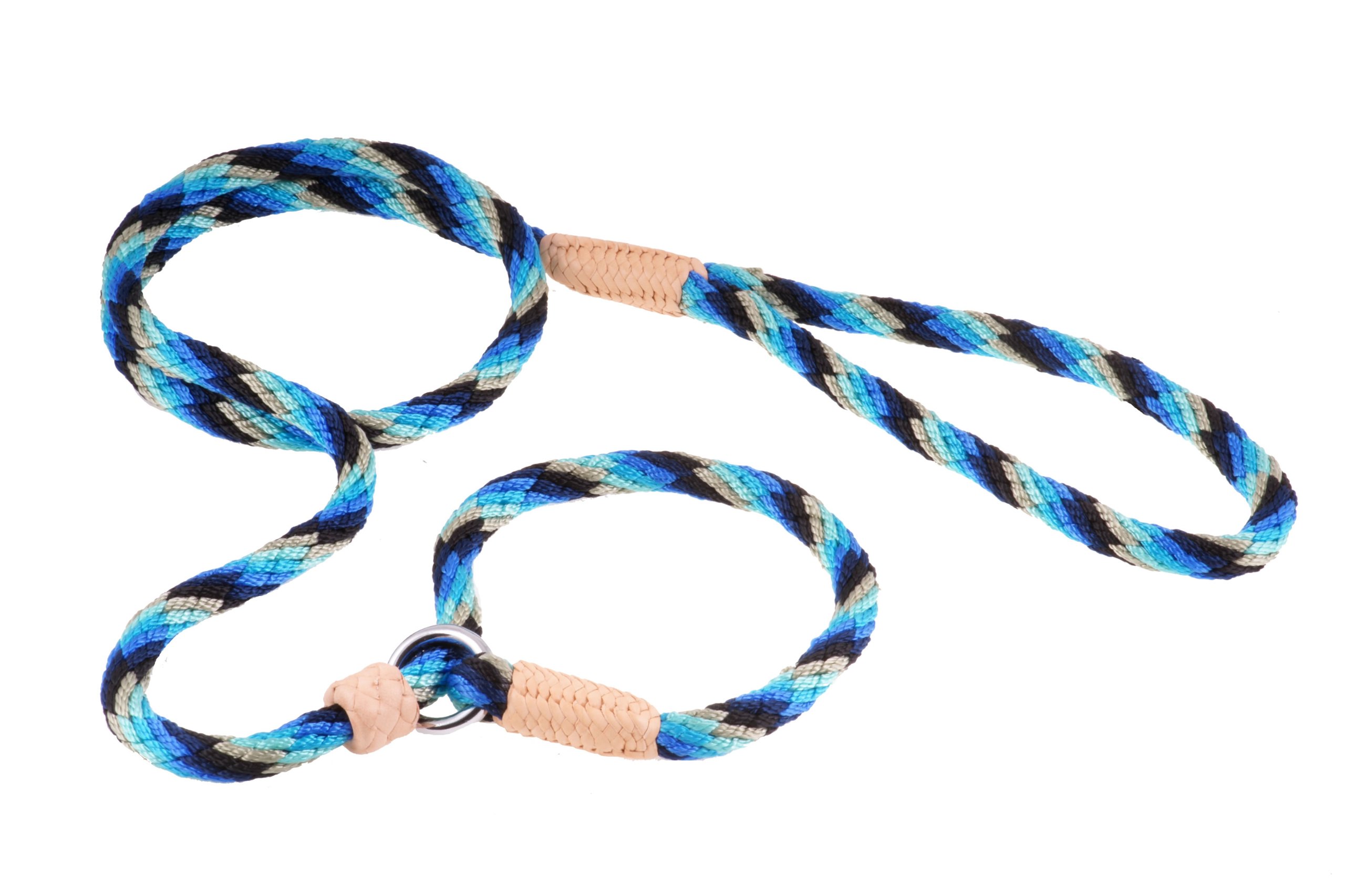 Alvalley Nylon Slip Lead with Stop for Dogs 8mm X 4ft — image 1