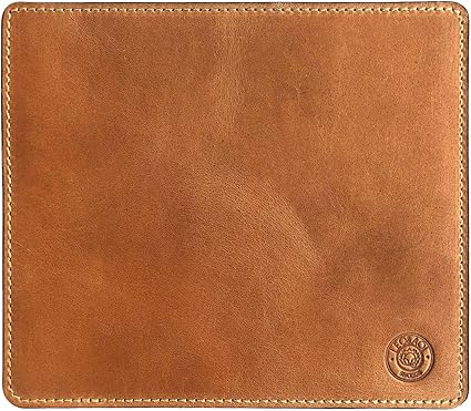 Amazon Co Jp マウスパッド 馬ヌメ革 マウスパット レザー 革 オフィス ビジネス ステーショナリー マウス パッド 敷物 キャメル 家電 カメラ