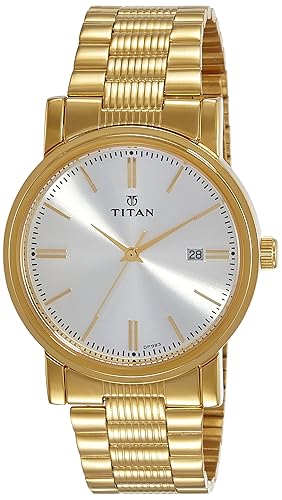 Analog Off-White Dial Mens Watch-NJ1712YM02