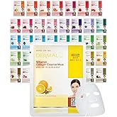 DERMAL 39 Combo Pack Made in Korea Facial Mask – 20+ Years of K-Beauty Experience, Premium Quality Korean Sheet Masks for Dai