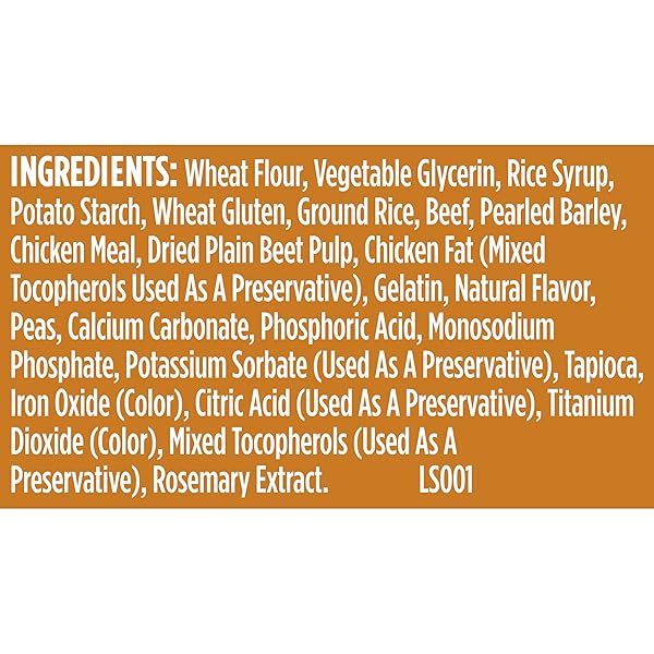 NUTRISH SOUP BONES MINIS PREMIUM DOG CHEWS WITH REAL BEEF AND BARLEY, 8 CHEW BONES, 6.3 OZ POUCH, PACK OF 7