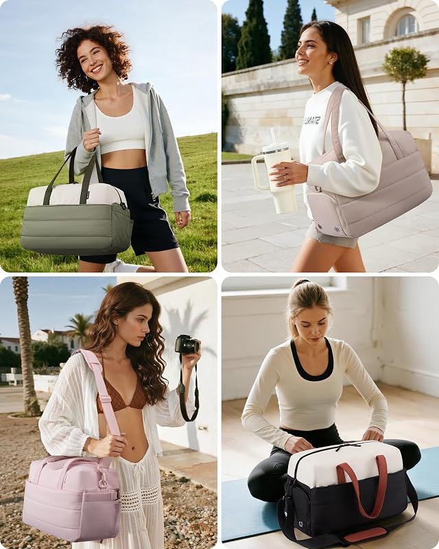 Reisetasche, Vielseitige Leichte Tragetasche für Kurzreisen, Sport & Wochenende - Wasserdichtes Nylon - Unisex