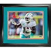 Framed Tyreek Hill Miami Dolphins Facsimile Laser Engraved Signature Auto 11"x14" Football Photo HOFSM Holo