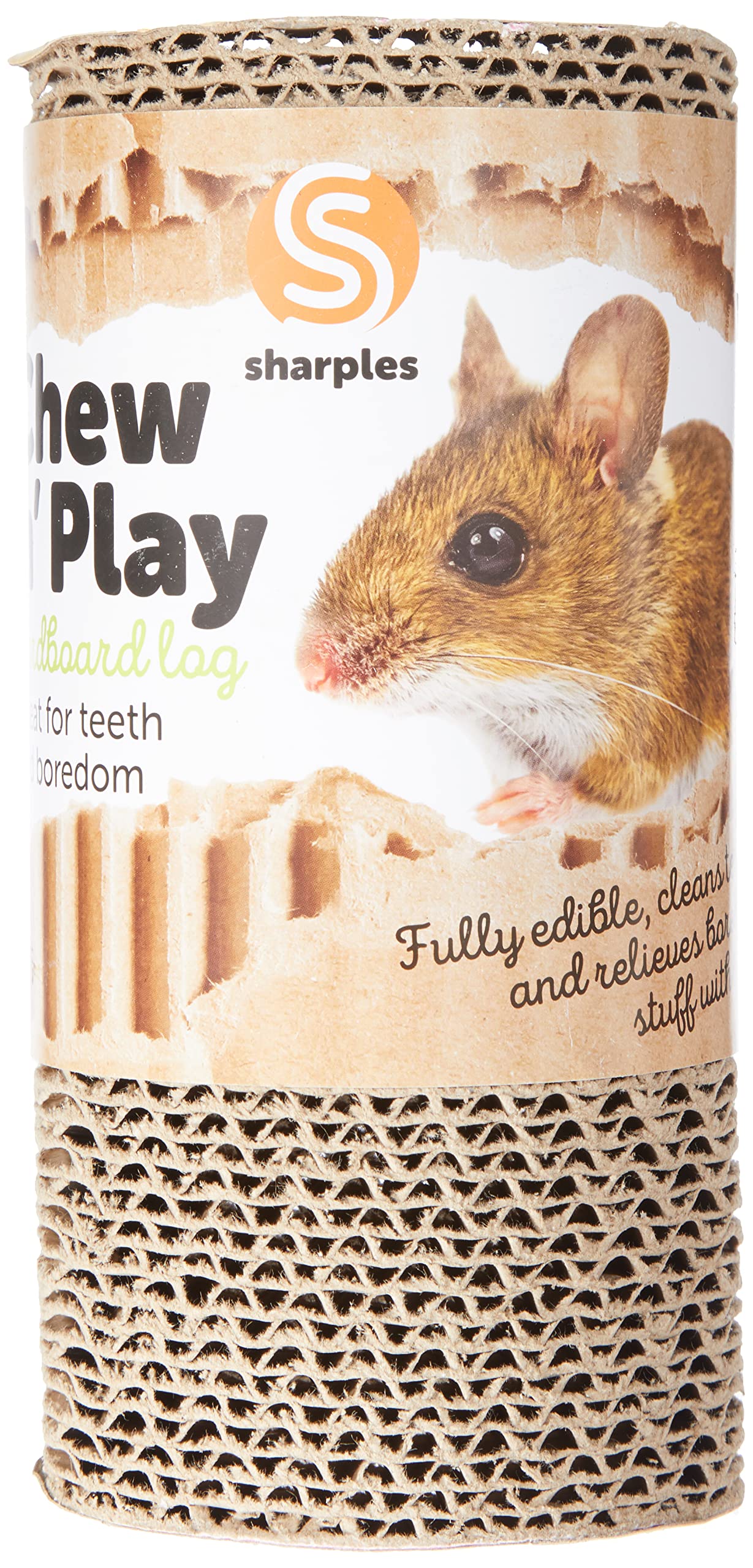 Sharples Chew N Play Cardboard Log