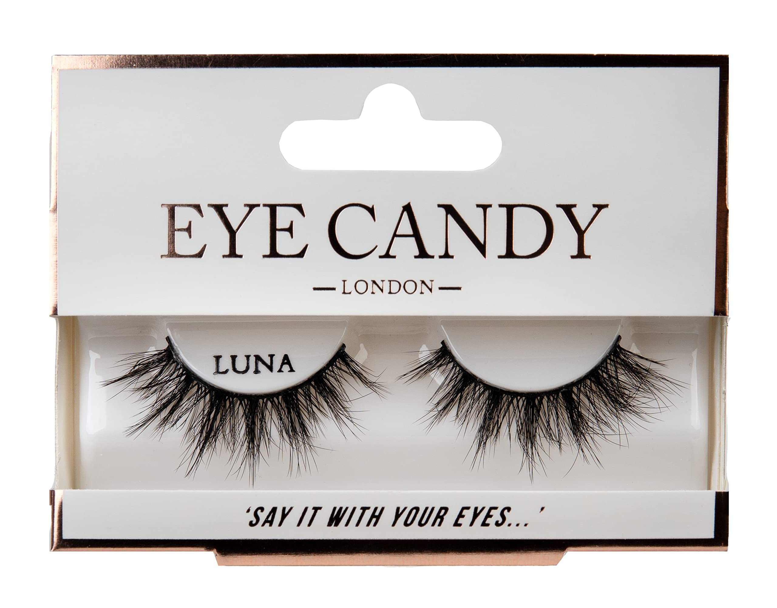 Invogue Eye Candy Signature Lash Collection - Luna, Black, One Size