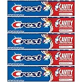 Crest Fluoride Anticavity Toothpaste, Prevents Cavities Before They Start, Regular Paste, 8.2 Ounce (Pack of 5)