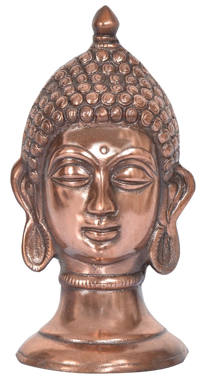 Buy Houzzplus Handicrafted Buddha Face Religious Spiritual Collection Buddha Table Decor For Living Room Drawing Room Temple Home Office Spa Gift Home Office Decor 10 Cm X