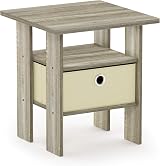 Furinno Andre y Side Table End Table Night Stand Sonoma Oak 39.4cm view 5