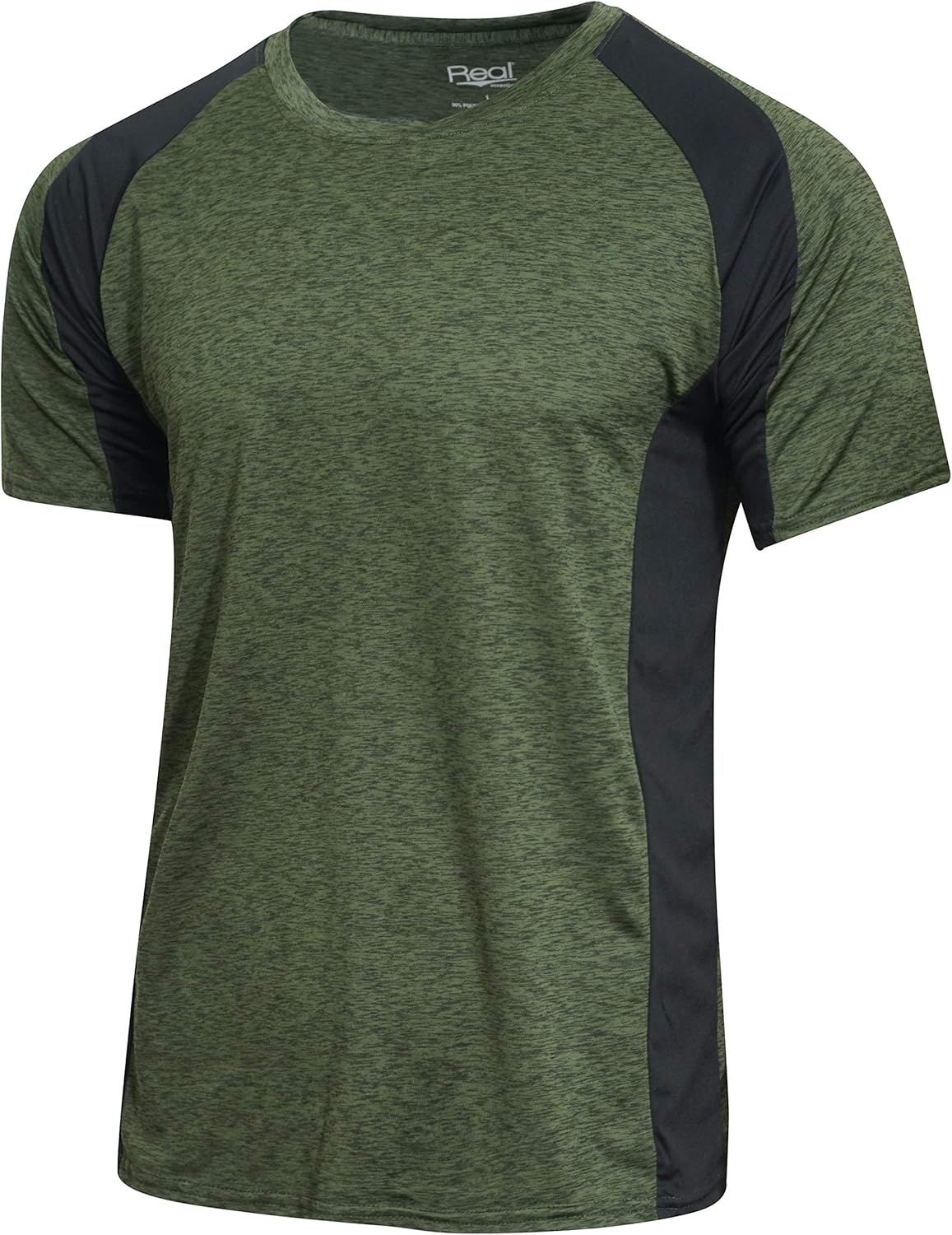 5 Pack: Men’s Dry-Fit Moisture Wicking Active Athletic Performance Crew T-Shirt at  Men’s Clothing store