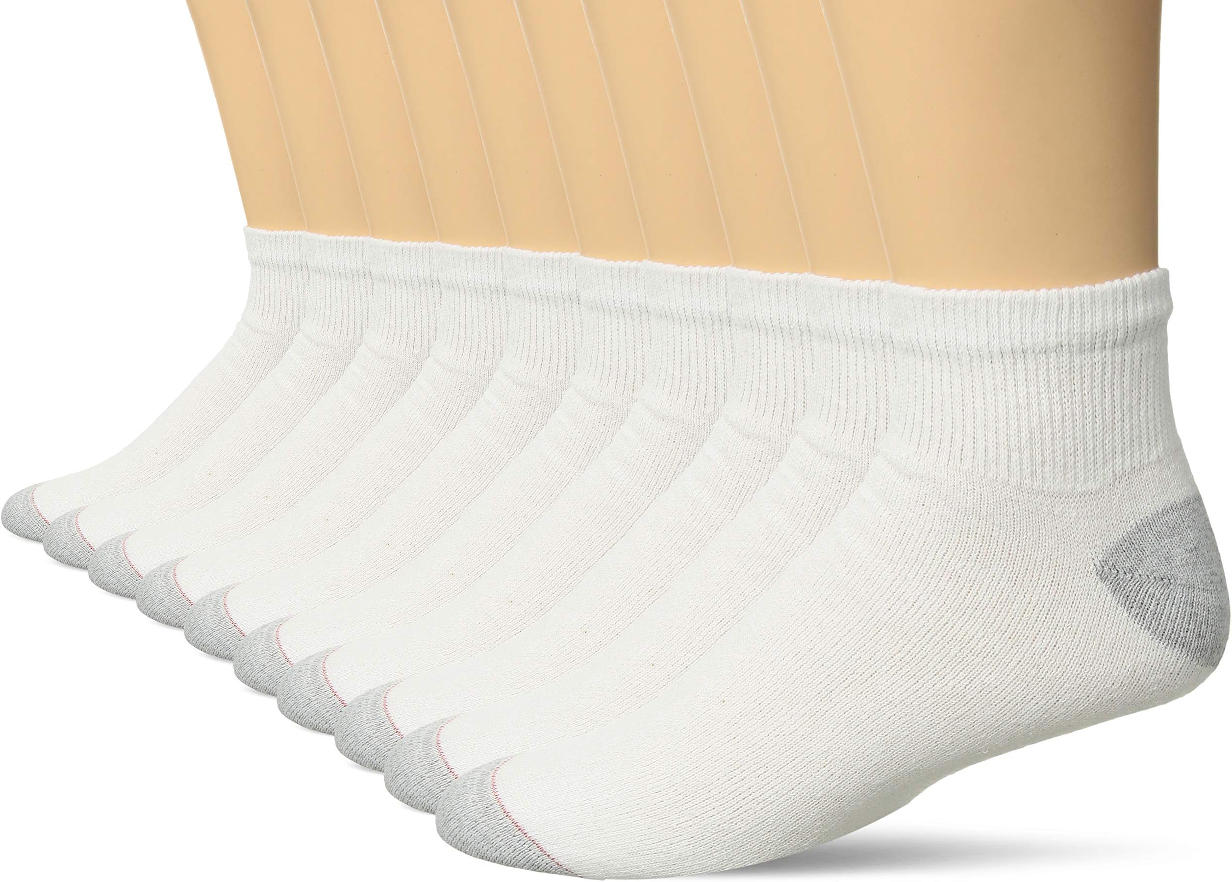 Hanes Men's 10 Pack Ankle Socks