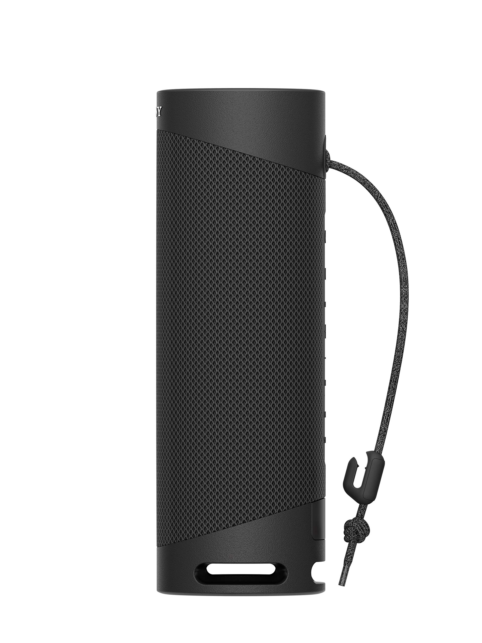 Sony SRS-XB23 - Altavoz Bluetooth inalámbrico súper portátil, potente y duradero, resistente al agua, con graves adicionales, negro