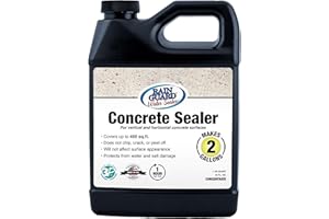RAIN GUARD WATER SEALERS Rainguard Water Sealers Concrete Sealer, Penetrating Protection Against Water and Salt Damage, for All Concrete Surfaces, Silane/Siloxane Waterproofer, Natural Finish, Makes 2 Gallons